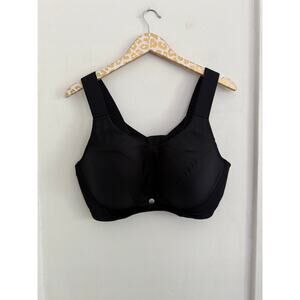 Lane Bryant Livi Active Black Molded Underwire Bra | 44DD